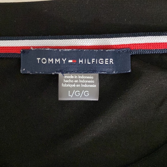 Tommy Hilfiger | Black Chiffon flutter sleeve Top - Picture 6 of 10